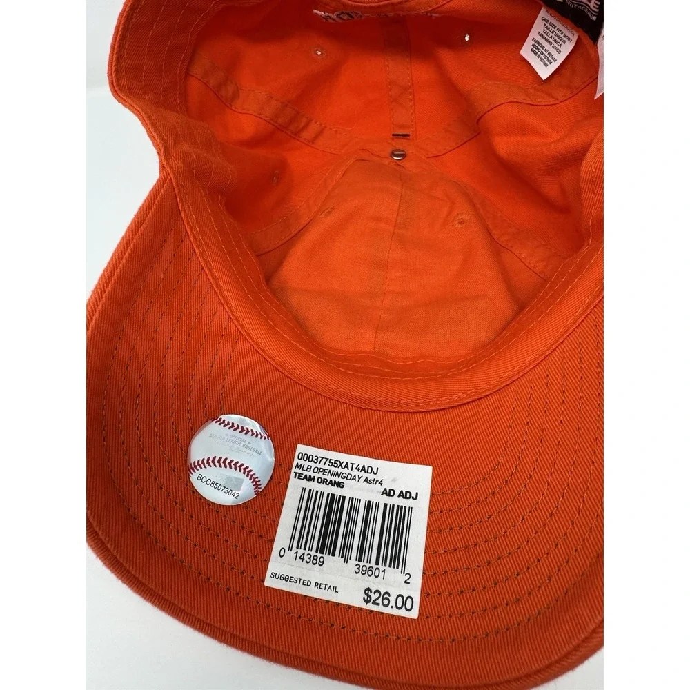 Nike Houston Astros Heritage86 Hat Adjustable Baseball Cap Orange Men MLB